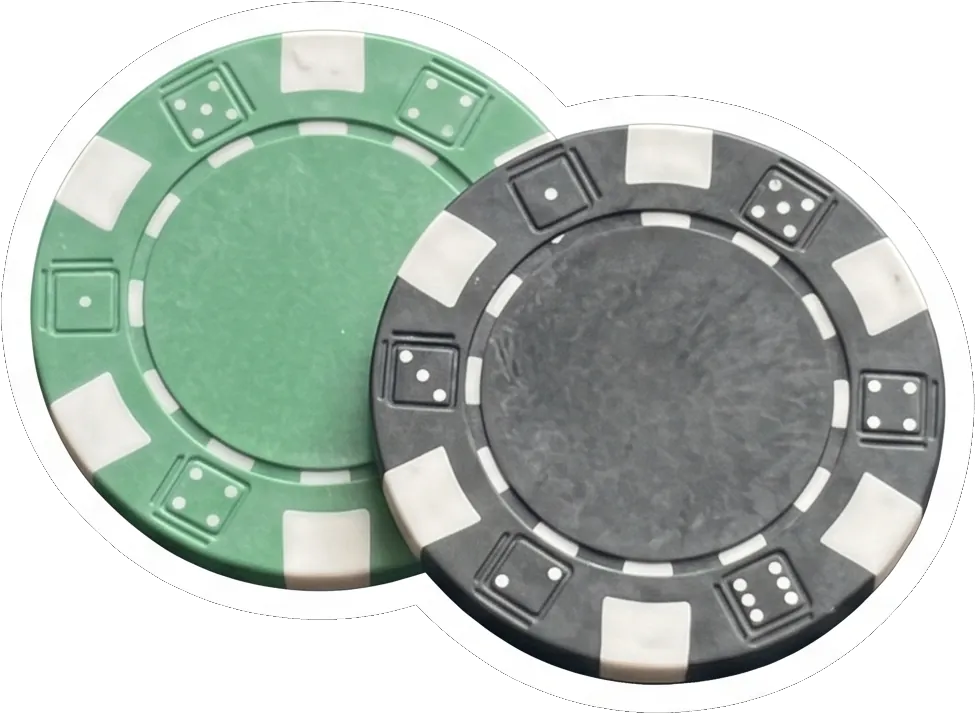 Poker chips for size comparison